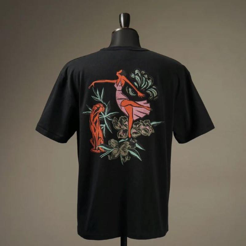 GANGSTERVILLE(󥰥)LADY WITH PANTHER-S/S T-SHIRTS