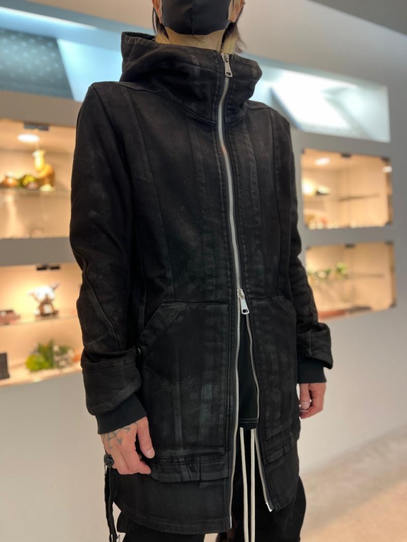 A.F ARTEFACT / Bonding Coated Hoodie Denim Blouson 