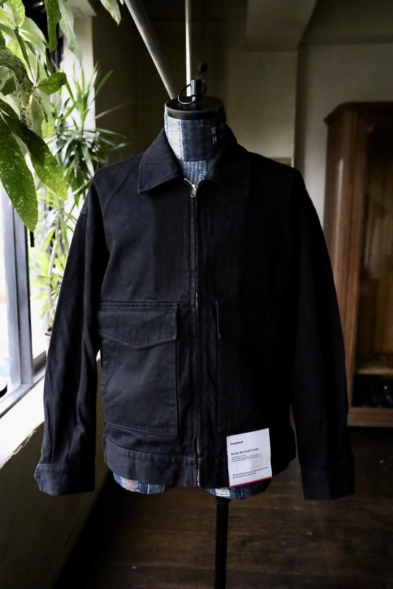 Graphpaper եڡѡ 25AW Selvage Denim Zip Jacket(GU253-20056RB) BLACK_WASHED89()ȯ! 