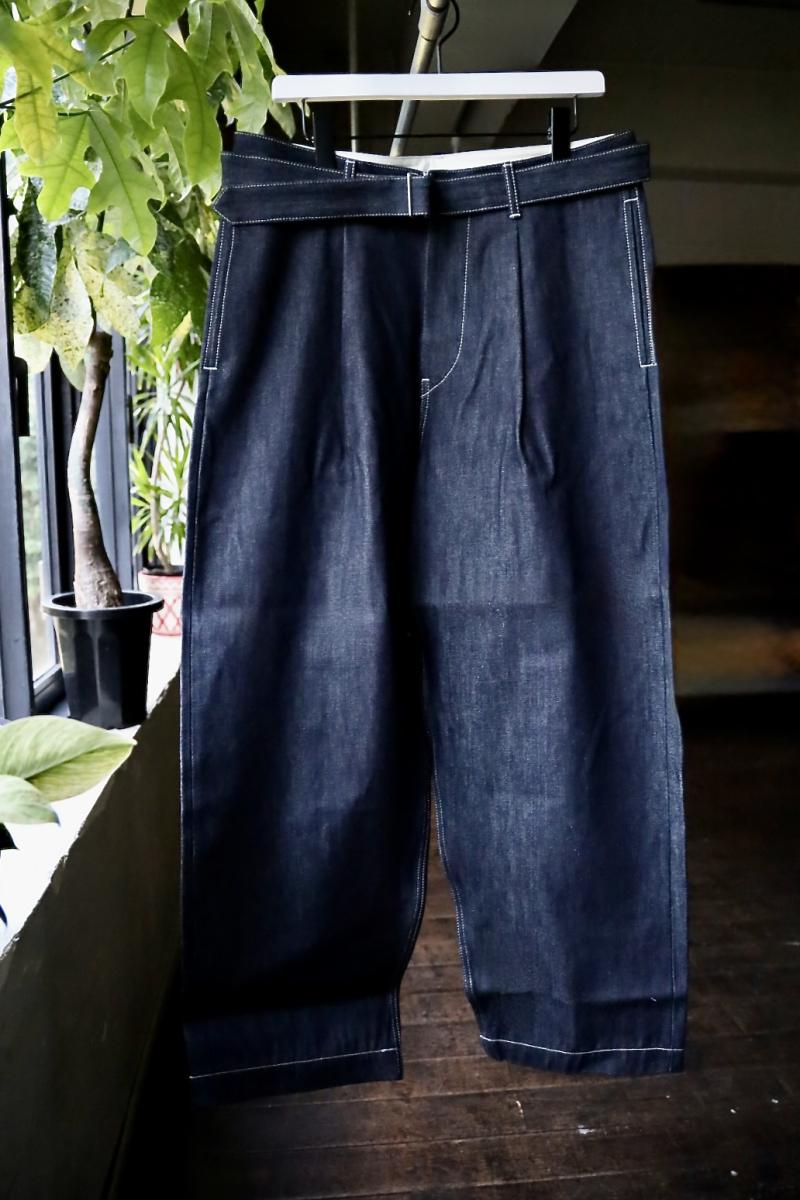 Graphpaper եڡѡ25AW Selvage Denim Belted Pants(GU253-40064RB)INDIGO_RIGID89()ȯ! 