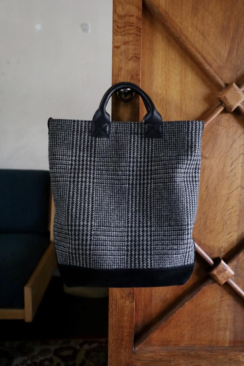 Hender Scheme  25SA Хå tweed tote small(xu-b-tts)black 