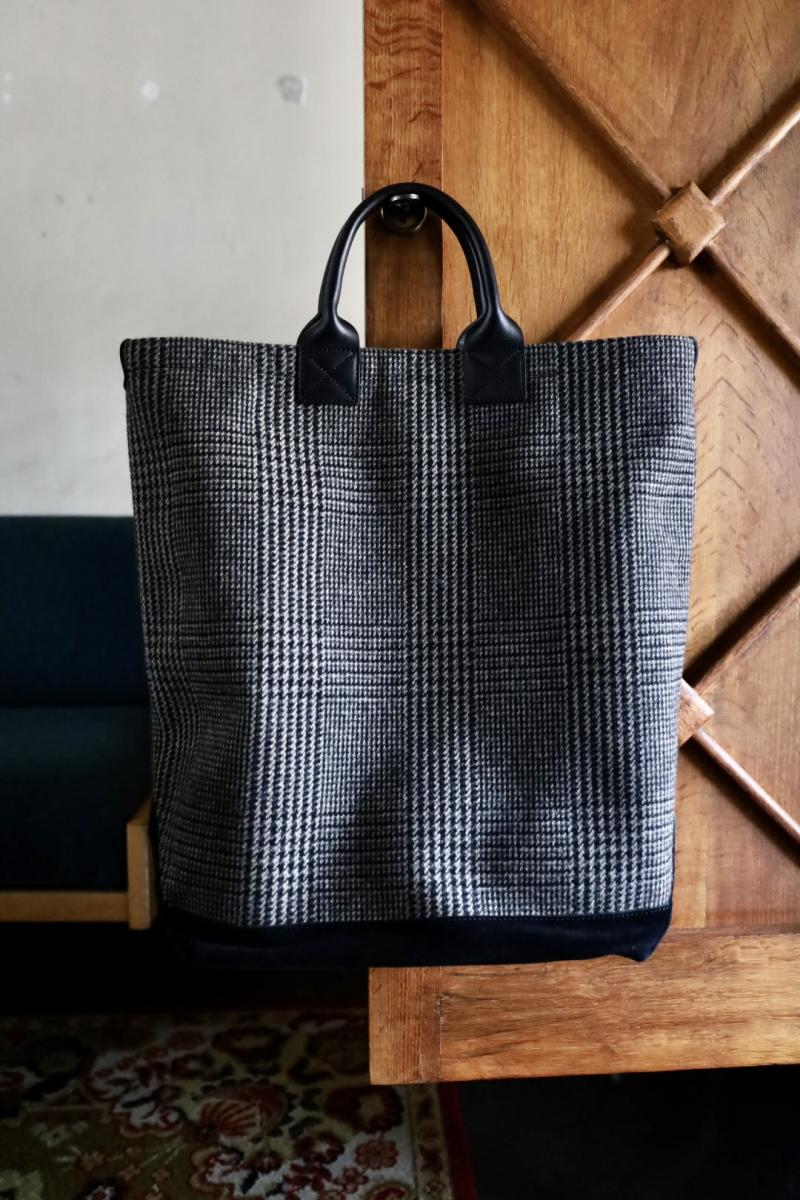 Hender Scheme  25SA Хå tweed tote big(xu-b-ttb)black