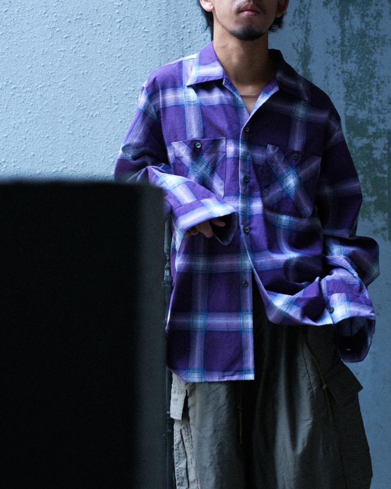 Needles:One-Up Shirt - Printed Flannel / Plaid