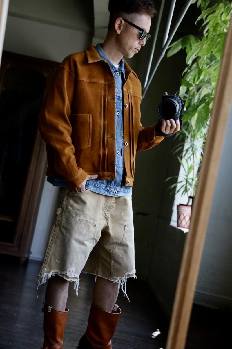 A.PRESSE ץå 2025 STYLE2 Vintage Suede Leather No.213 Jacket(25AAP-01-59)