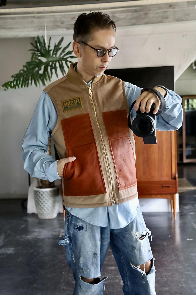 JUNYA WATANABE MAN 勵ʥ٥ޥ FILSON W͡ ĥɥ٥(WP-V002-051)BEIGEBROWNKHAKI95()ȯ! 