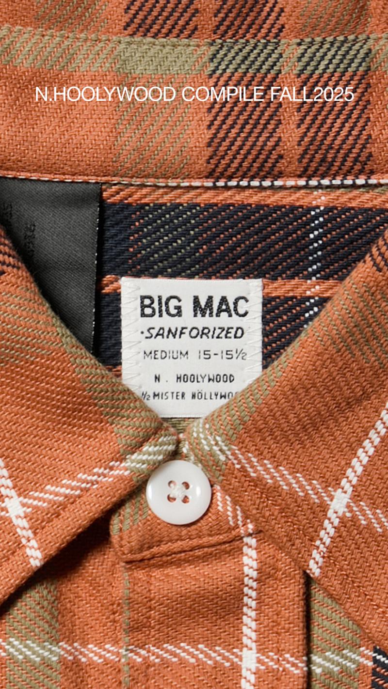 N.HOOLYWOOD  BIG MAC ̥ϥꥦåɡߥӥåޥå ȥʷϵΥ󥸤ܤ椯ͥ륷ġ ӥåޥåǤϺʤ褦ʥʥǥ򥳥ܤǼ¸N.Hǥʡͷӿޤ