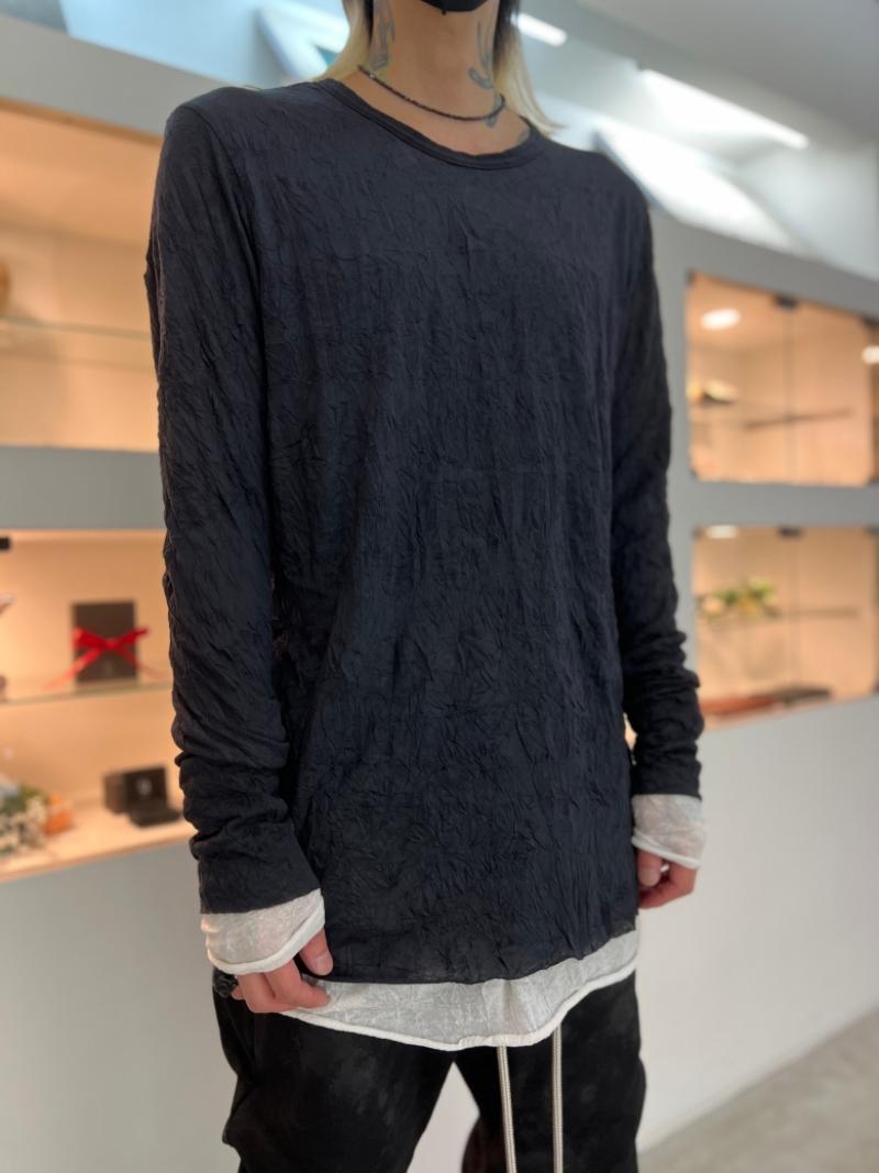 A.F ARTEFACT / Gauze Washer Layered Long Sleeve