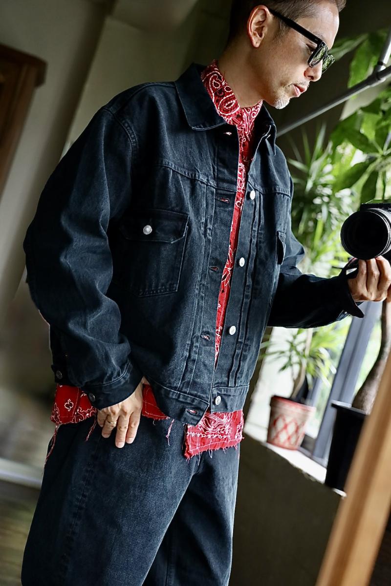 A.PRESSE ץå 2025 STYLE2 2nd Type Black Denim Jacket(25AAP-01-40)BLACK913()ȯ!