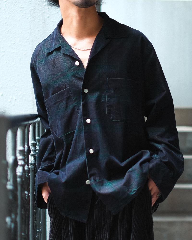 MOJITO:ABSHINTH SHIRT_corduroy plaid
