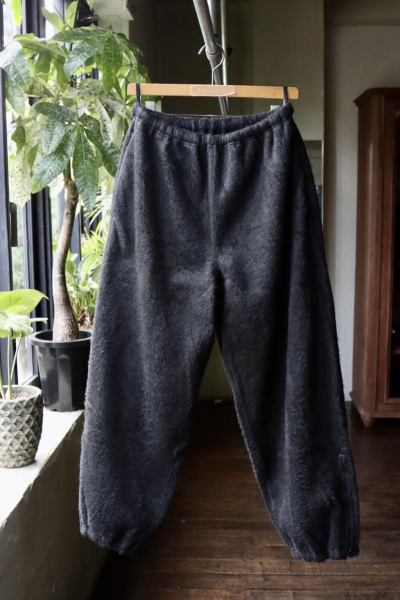 blurhms ֥顼ॹPe/Silk Fleece Track Pants(BHS24F030F25)HEATHER BLACKȯ! 