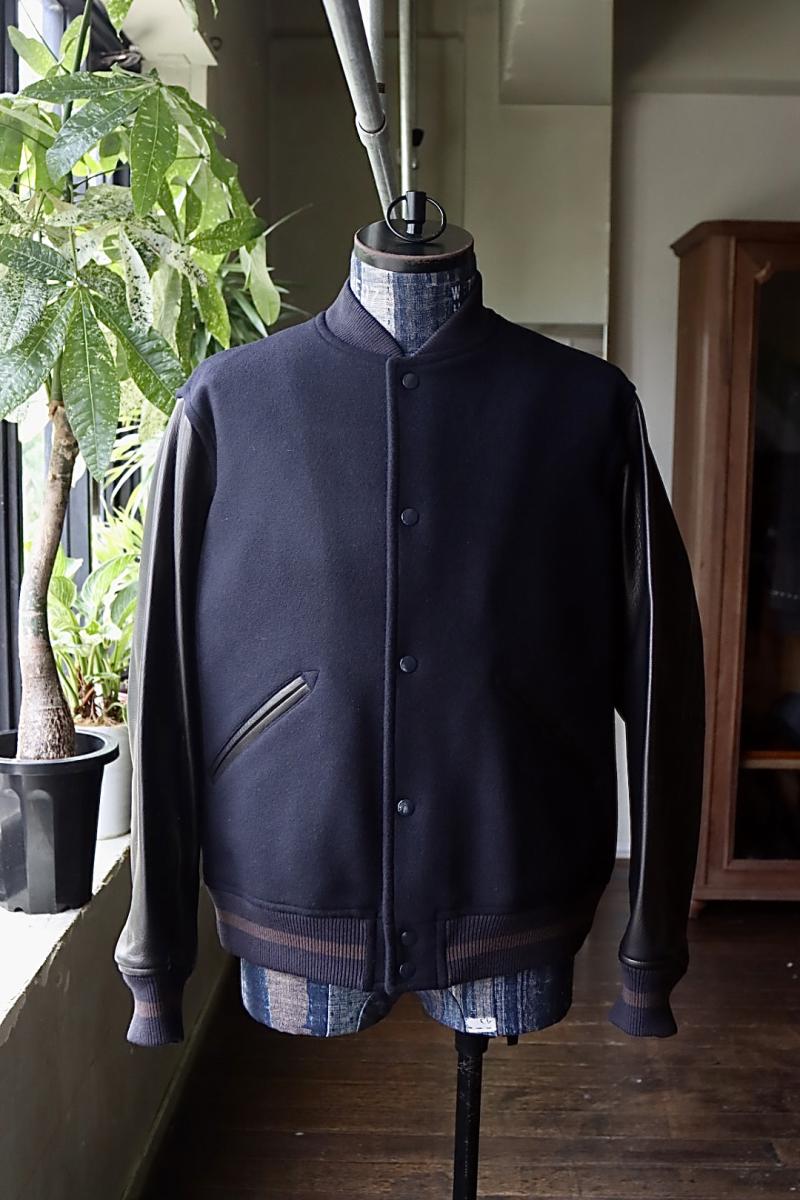 blurhms ֥顼ॹ 25FW Wool Melton Award Jacket(bROOTS25F1)Dark Navyȯ! 