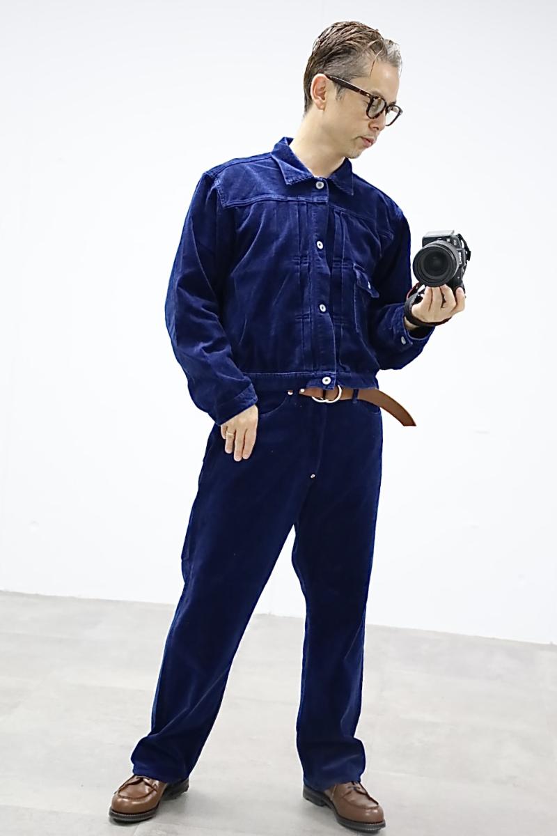 FOUNDOUR ե 25AW CORDUROY JACKET(015FD252019)INDIGO