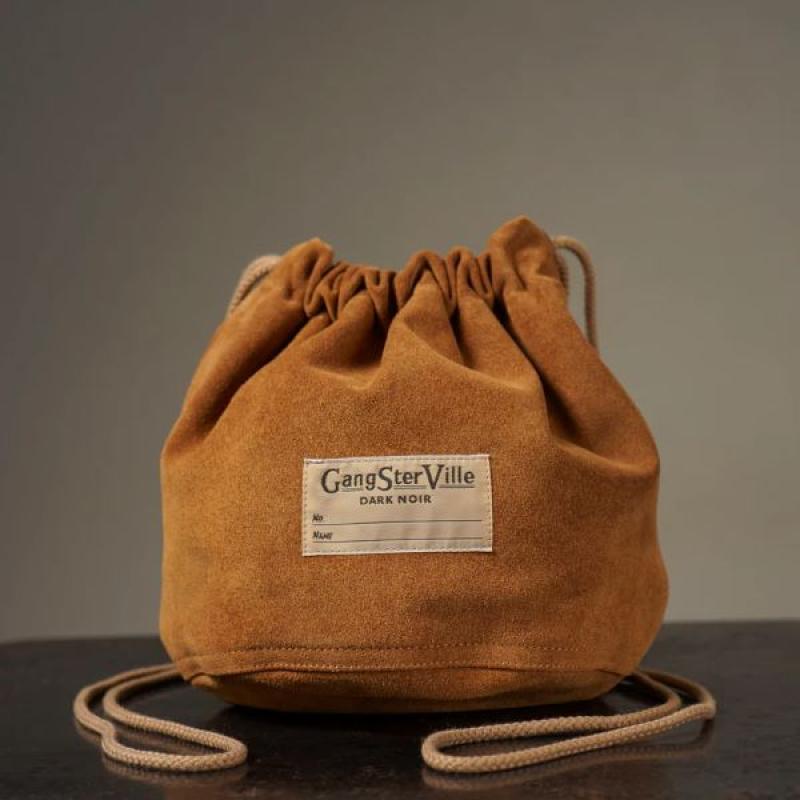 GANGSTERVILLE(ギャングスターヴィル)からDARK NOIR-LEATHER EFFECT BAG