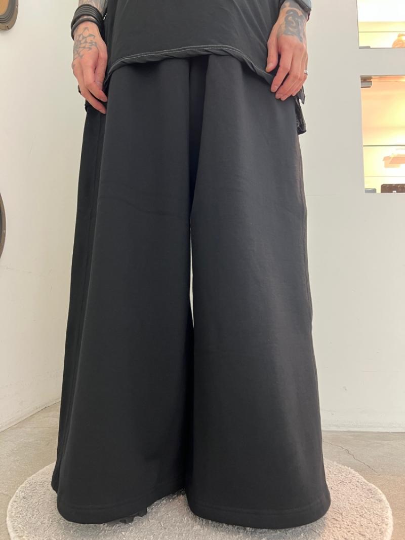 LAD MUSICIAN / 24G LOOP BACK ROUND WIDE PANTS 