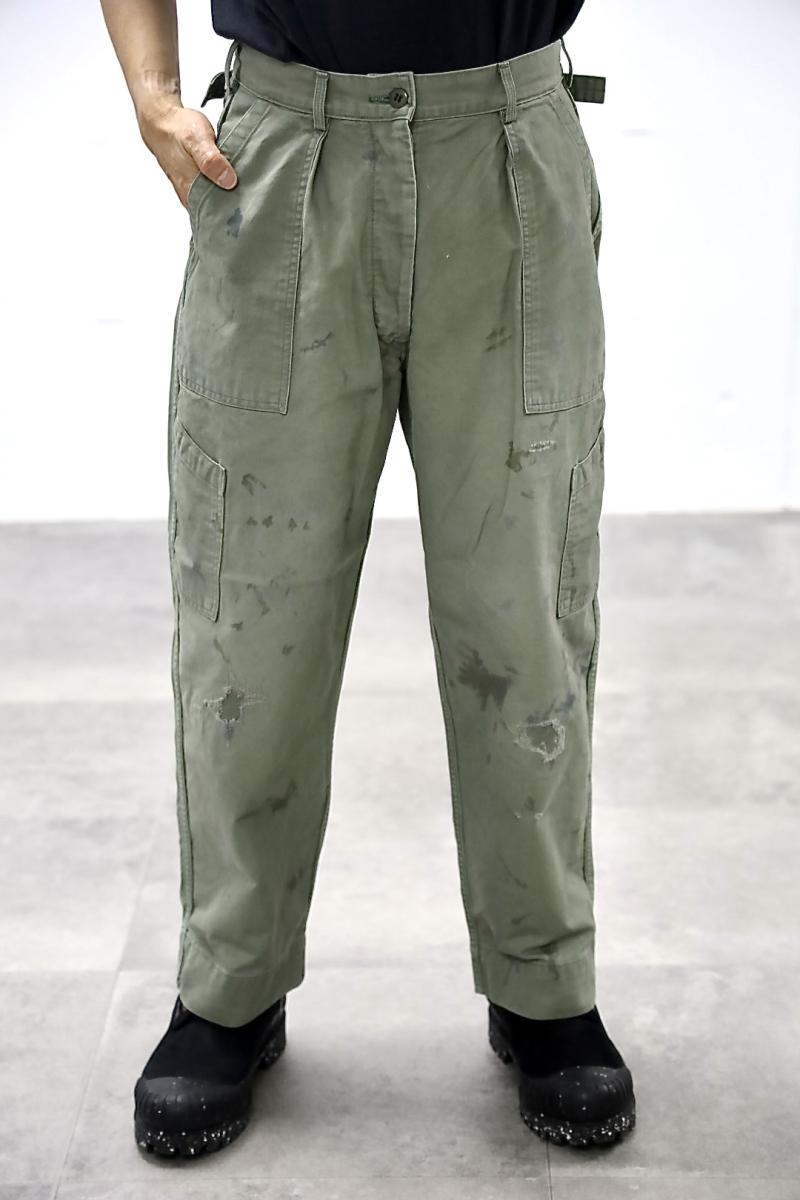 BOW WOW 25FWバウワウ REPAIRED USAF MECHANIC PANTS(BW252-RUMP) AGED SAGE GREEN★10月25日(土)発売!