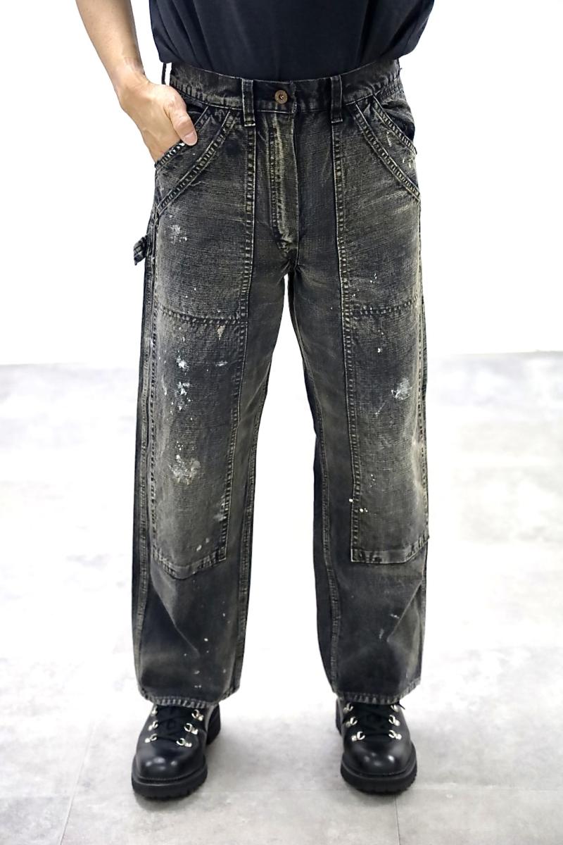 BOW WOW 25FWバウワウ DUCK PAINTER PANTS AGED(BW252-DPP)AGED BLACK★10月25日(土)発売!