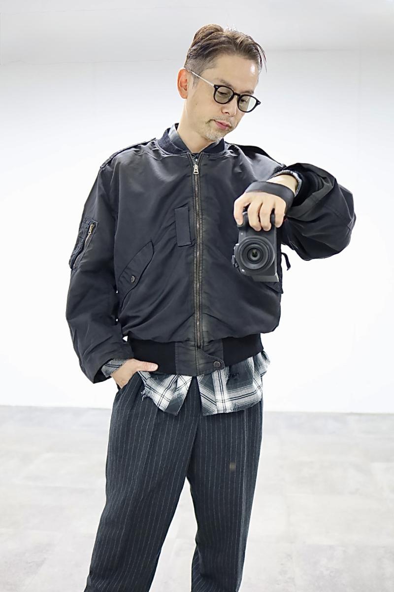 BOW WOW 25FWХ復 㥱åL-2B FLIGHT JACKET AGED(BW252-L2FJ) AGED BLACK118()ȯ! 