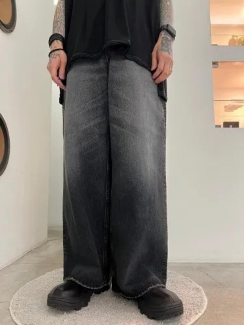 VICTIMHAGUN / WIDE PIPE DENIM PANTS 