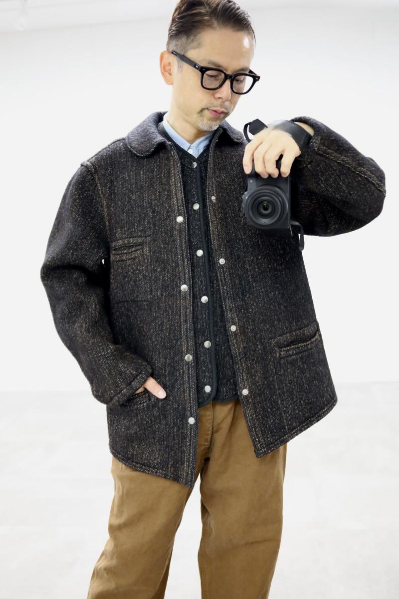 BOW WOW 25FWХ復 㥱åB CLOTH JACKET AGED(BW252-BCJ) AGED MIXED BLACK