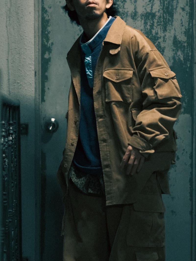 MODMNT:CORDUROY UTILITY CPO SHIRT