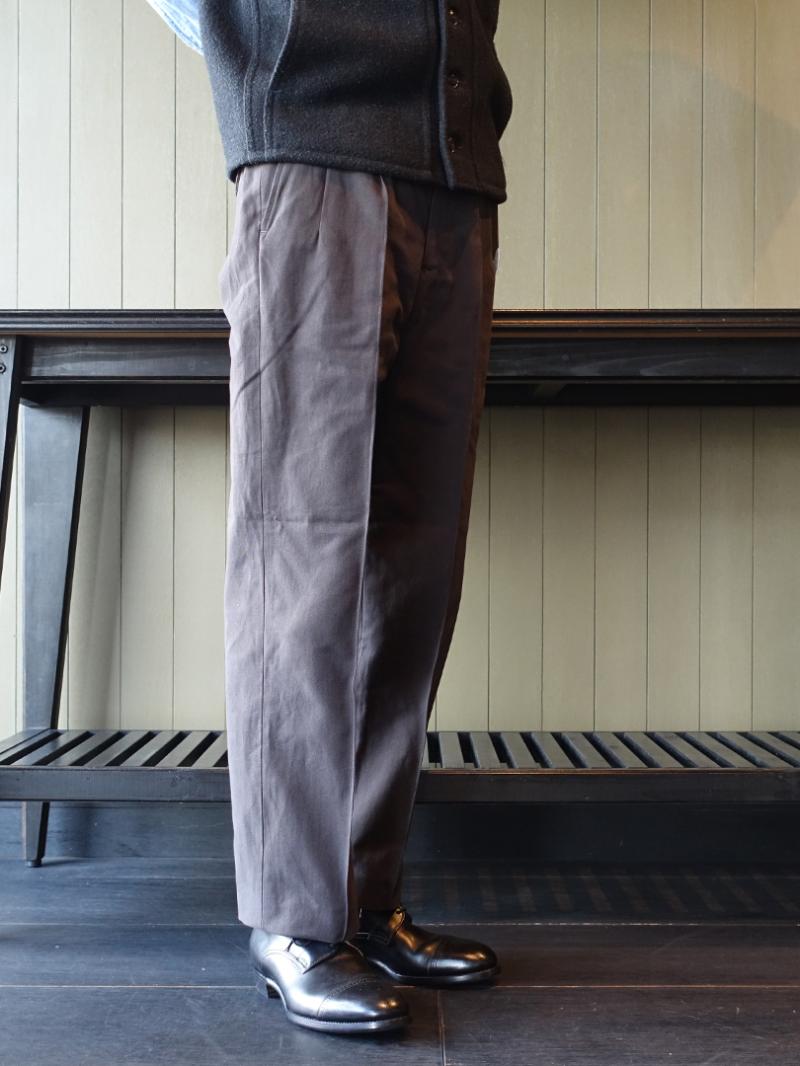 【OLD JOE】FRONT TUCK ARMY TROUSER