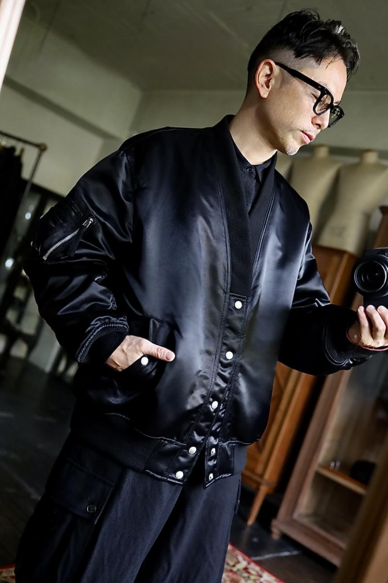 COMME des GARCONS HOMME コムデギャルソンオム25FWダブルツイルミリタリージャケット(HP-J023-051)BLACK