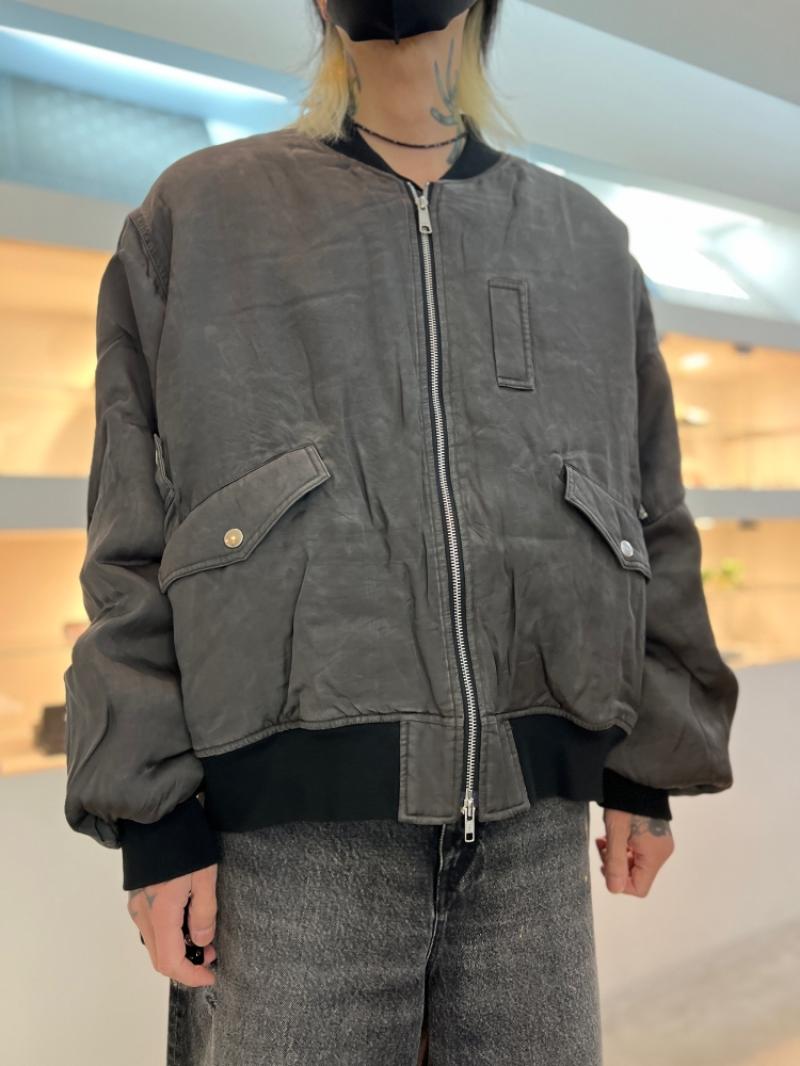 VICTIM / VINTAGE EFFECT MA-1 JACKET����