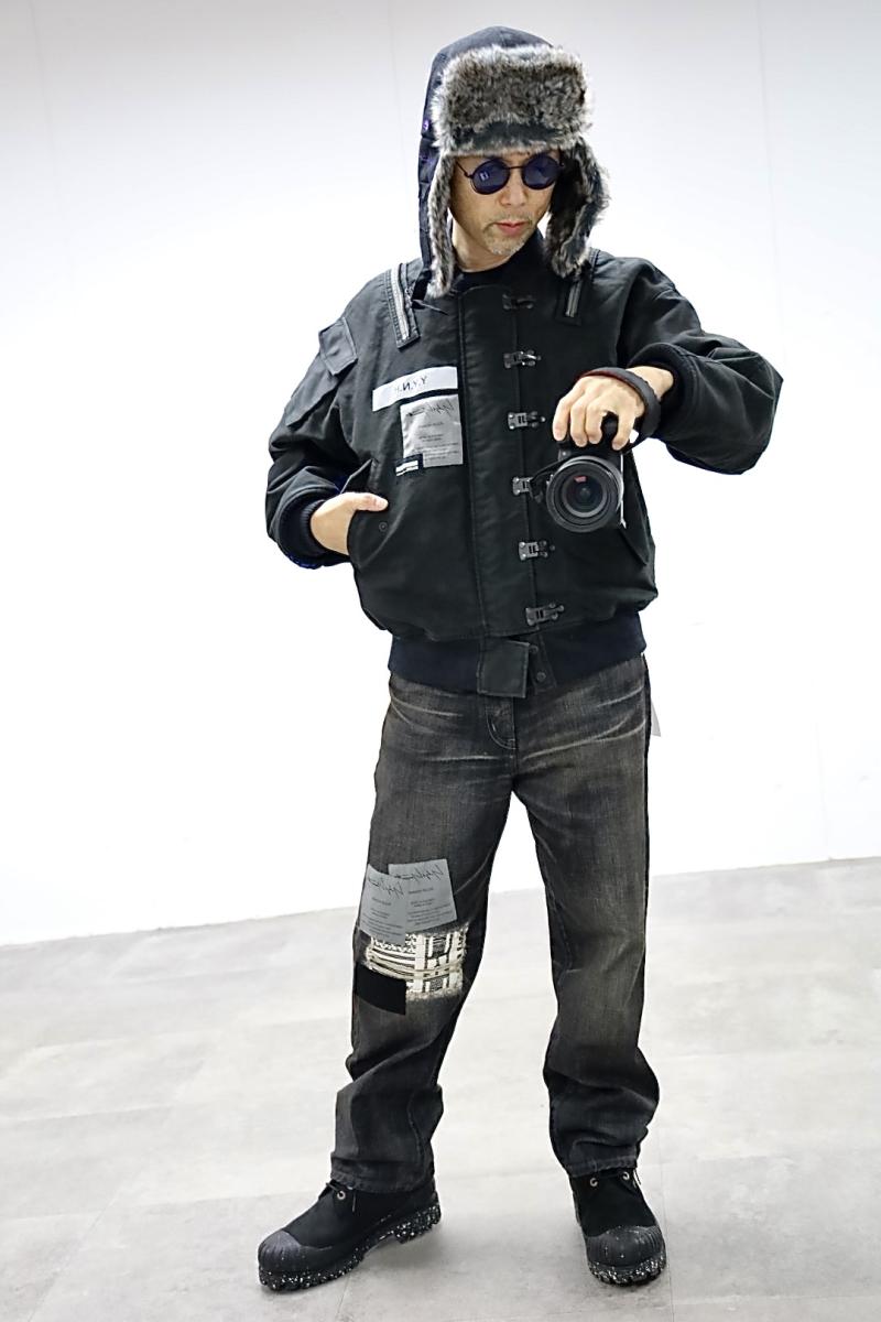 Yohji Yamamoto �� NEIGHBORHOOD A-1 �ǥå����㥱�å�(252SPYYN-JKM02S)BLACK��12��5��(��)ȯ��! 