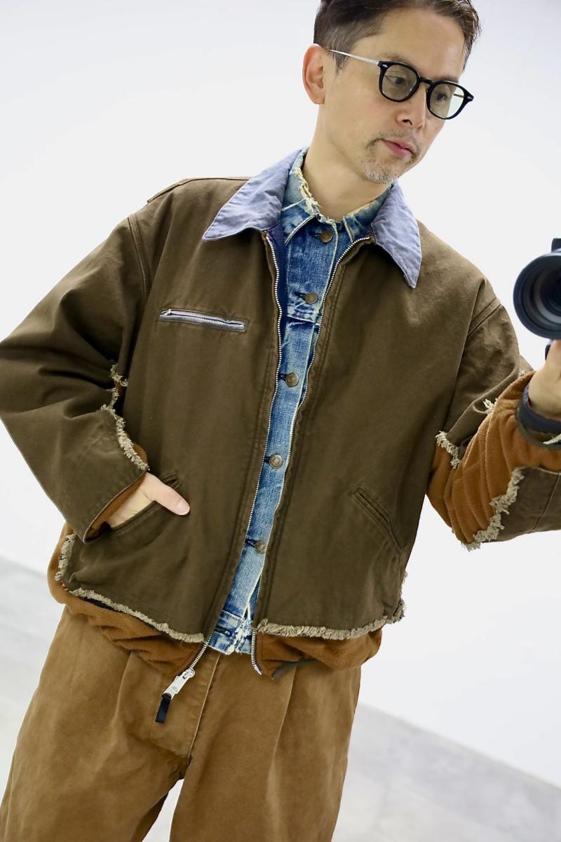 YOKE �衼��26SS Connected Work Jacket(YK26SS01195B)BROWN��12��20��(��)ȯ��! 