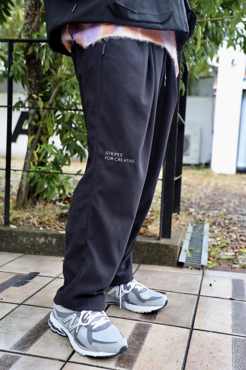 S.F.C 25FW SPOT �������ե��� FLEECE WIDE TAPERED EASY PANTS(SFCFW25P01SP)Black��12��20��(��)ȯ��! 