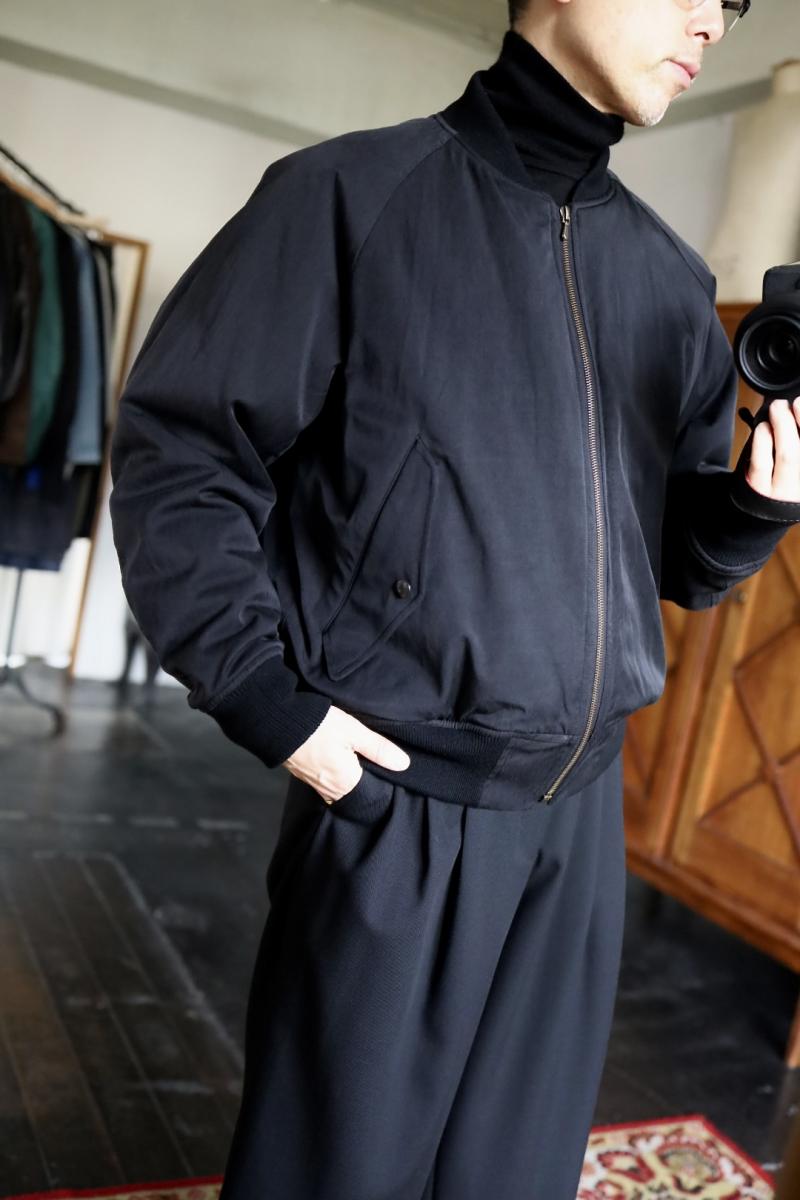 A.PRESSE ���ץ�å� 2025 STYLE2 Silk Padding Jacket(25AAP-01-29)BLACK 