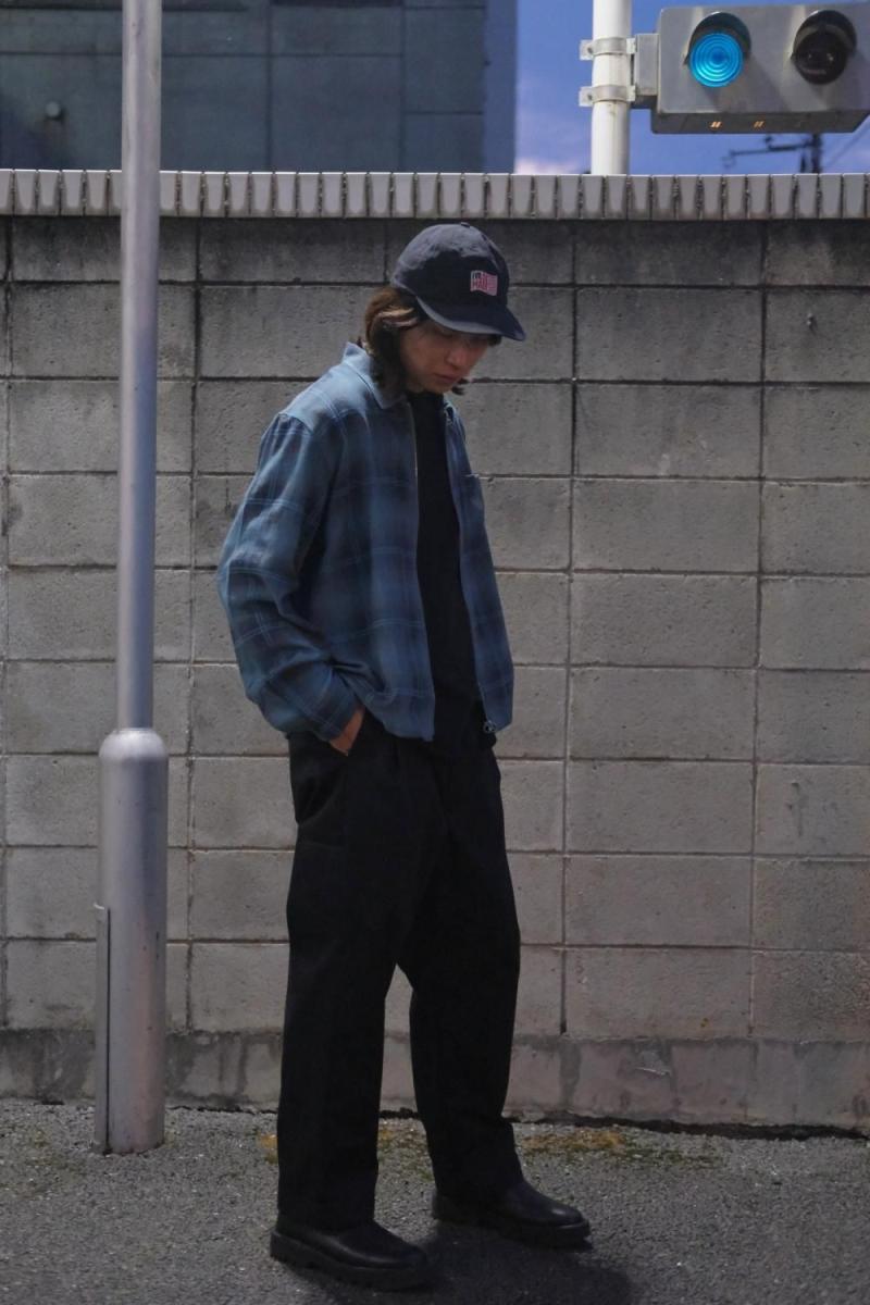 ��SALE30%OFF��17,500��(���25,000��) JieDa ������ OMBRE CHECK ZIP SHIRT ����֥�����å����åץ����