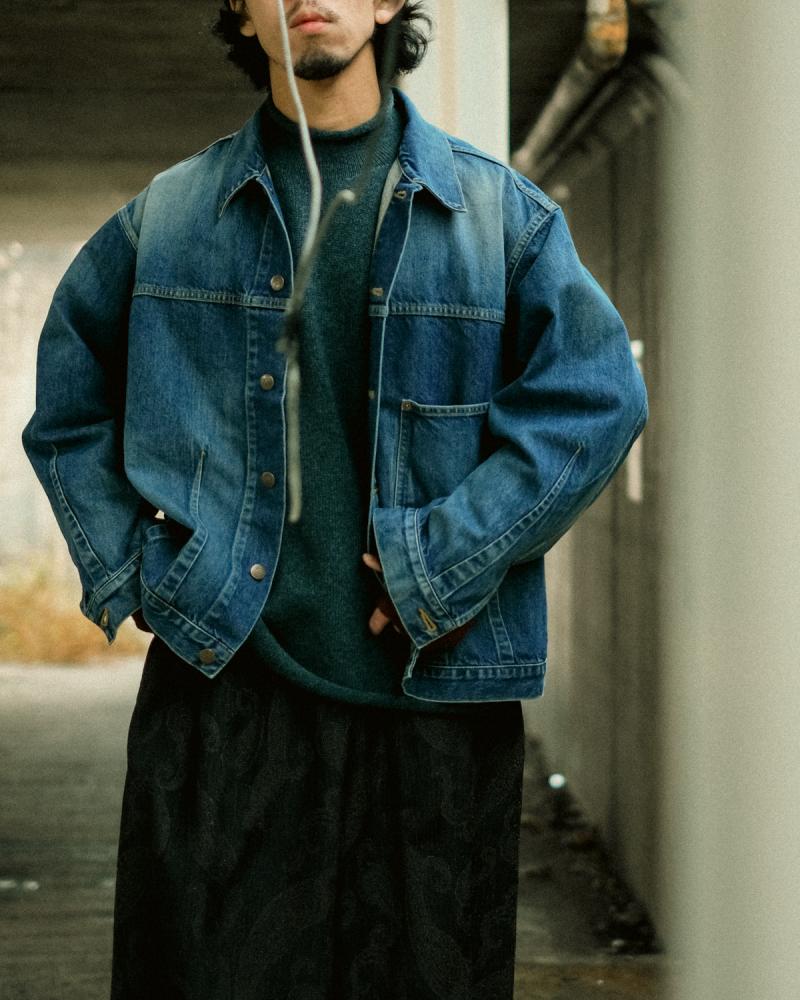 ��Needles:Darts Bottom Jean Jacket – 12oz Denim��