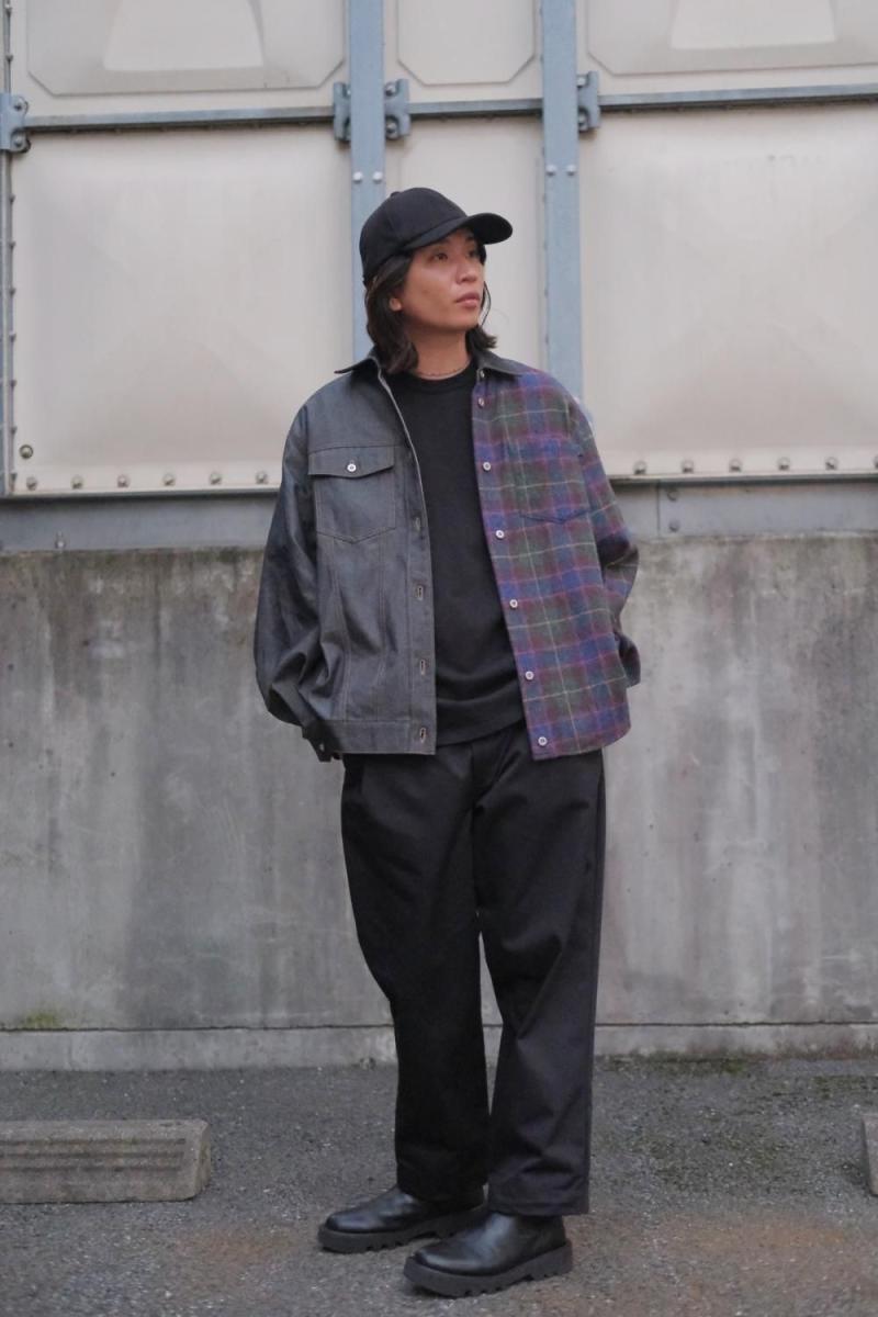 ��SALE20%OFF��20,000��(���25,000��) STOF ���ȥ� FUSION SHIRTS JACKET �ͥ륷��ĥǥ˥ॸ�㥱�å�