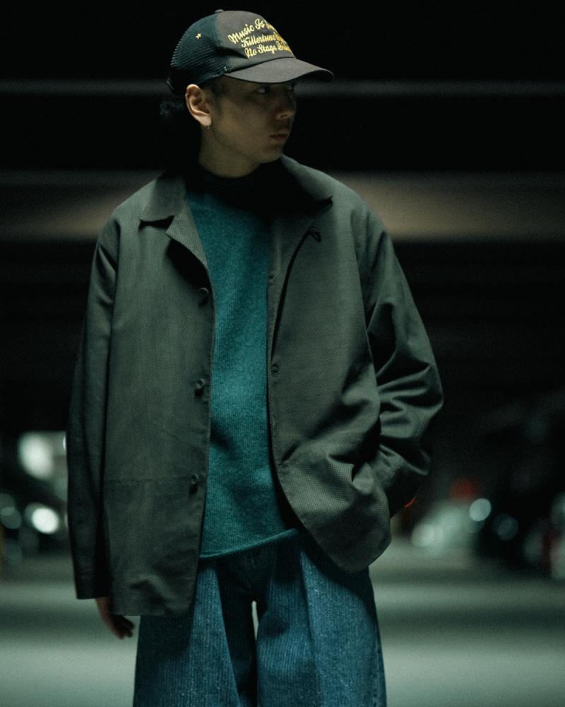 ��saby:SACK JACKET – India Nubuck Leather��