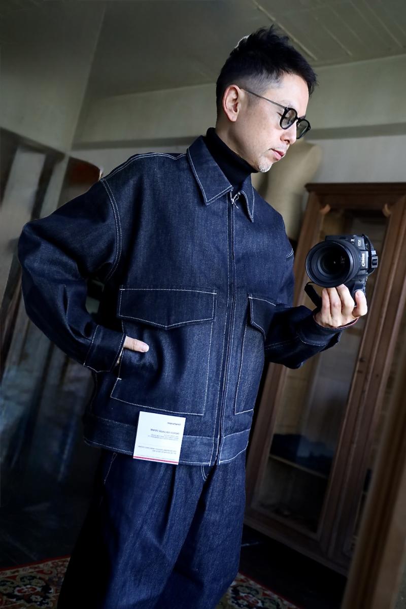 Graphpaper ����եڡ��ѡ� Selvage Denim Zip Jacket(GU261-20056RB) INDIGO_RIGID��1��24��(��)ȯ��! 