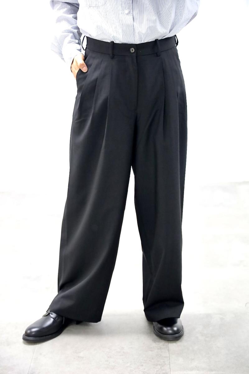 MARKAWARE 26SS TRIPLE PLEATED WIDE TROUSERS(A26A15PT03C)BLACK������ȯ��!