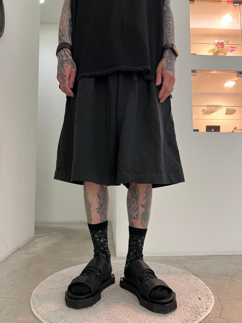 VOAAOV / HEAVY JERSEY GARMENT DYE Easy Short Pants ����