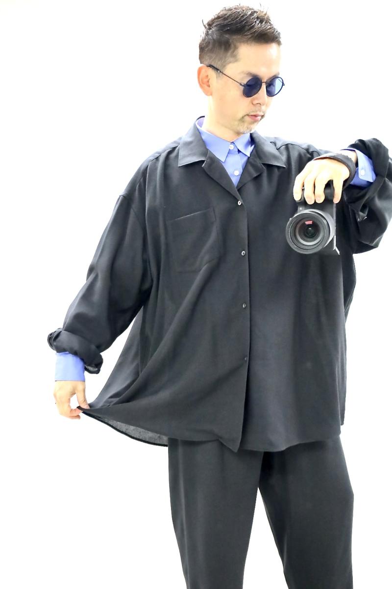 Graphpaper ����եڡ��ѡ� 26SS Viscose Viyella L/S Sleeping Shirt(GM261-50456)CHARCOAL��3��14��(��)ȯ��!