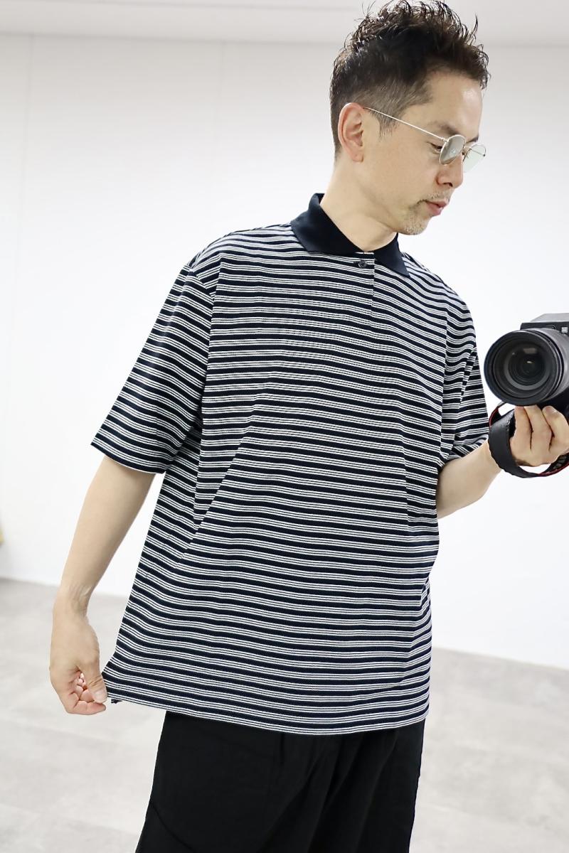 marka �ޡ��� 26SS ONE BOTTON TEE S/S(M26A14CS02B)BLACK BORDER������ȯ��!