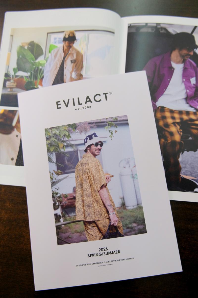 EVILACT����2026SS�Υ�å��֥å����Ϥ��ޤ���✨ �����������󤫤ä������ΤǤ����̿���1��1�礫�ä�����!! �Х������ˤ�ɬ���Υ֥��ɤǤ�!