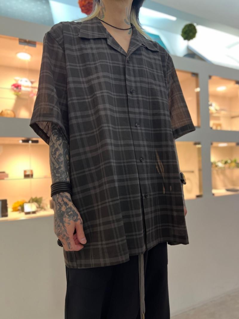 VOAAOV / SHEER short Sleeve Shirt ����