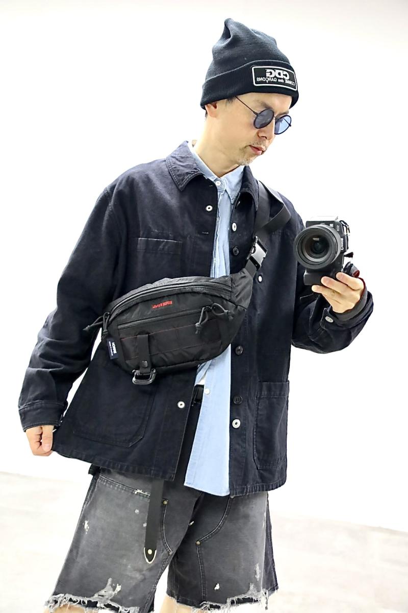 COMME des GARCONS HOMME ����ǥ���륽�󥪥�26SS BRIEFING����ܥ졼�����ܥǥ��Хå�(HQ-K203-051-1)BLACK��4��3��(��)ȯ��! 