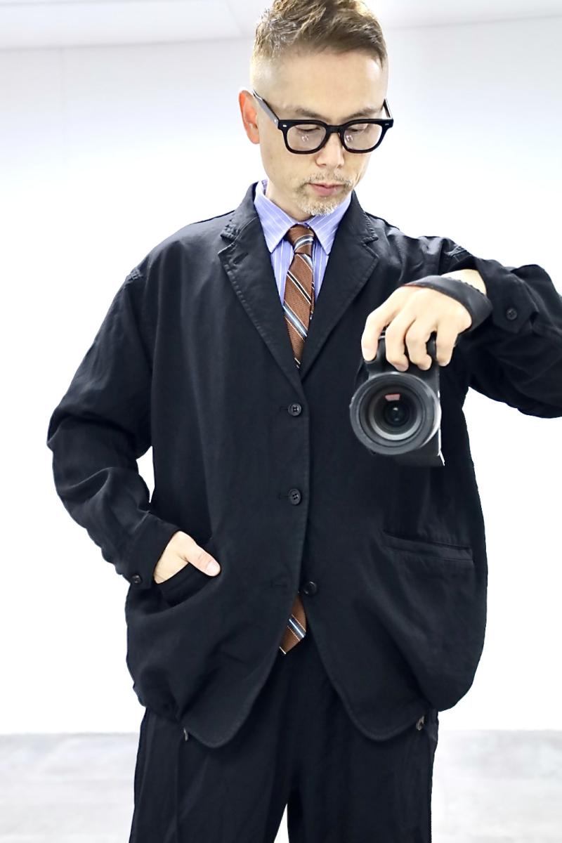 COMME des GARCONS HOMME ����ǥ���륽�󥪥�26SS �����ƥ륵����������3B���㥱�å�(HQ-J033-051)BLACK��