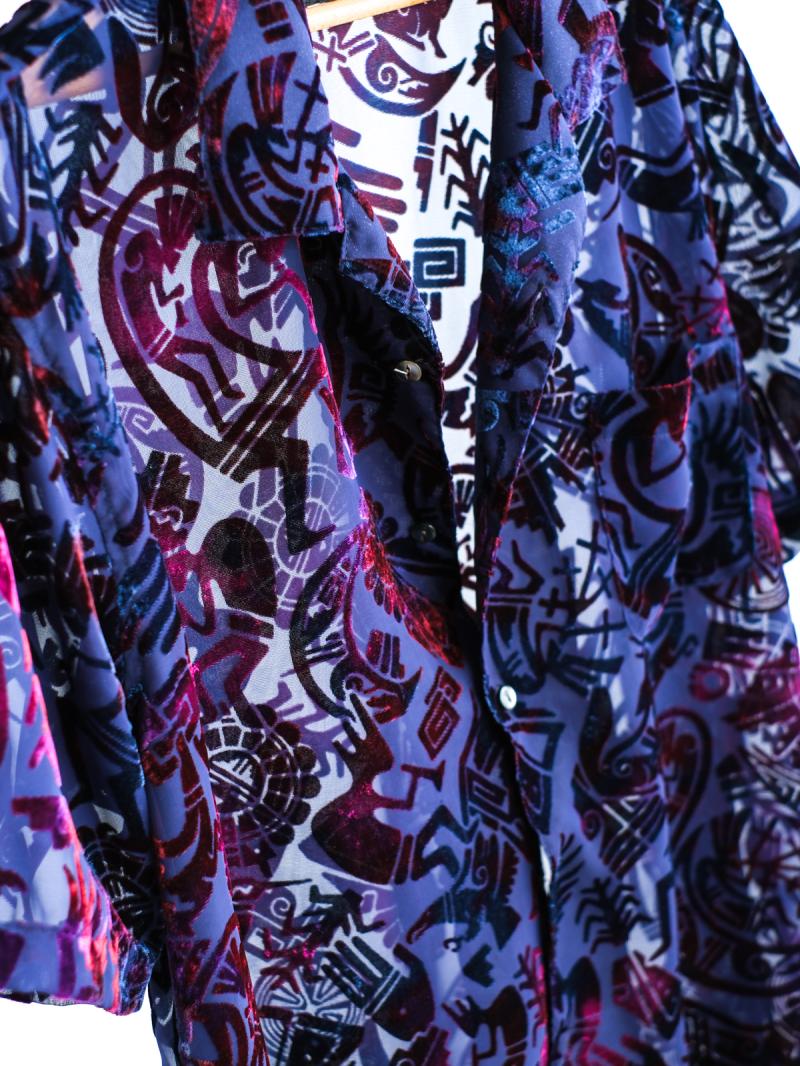 ��TUITACI:VELVET KOKOPELLI SHIRTS��