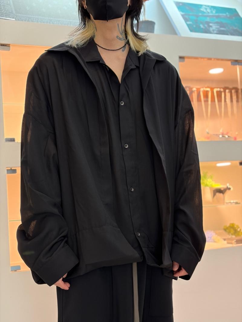 A.F ARTEFACT / Summer Wool Coalesce Shirt ����