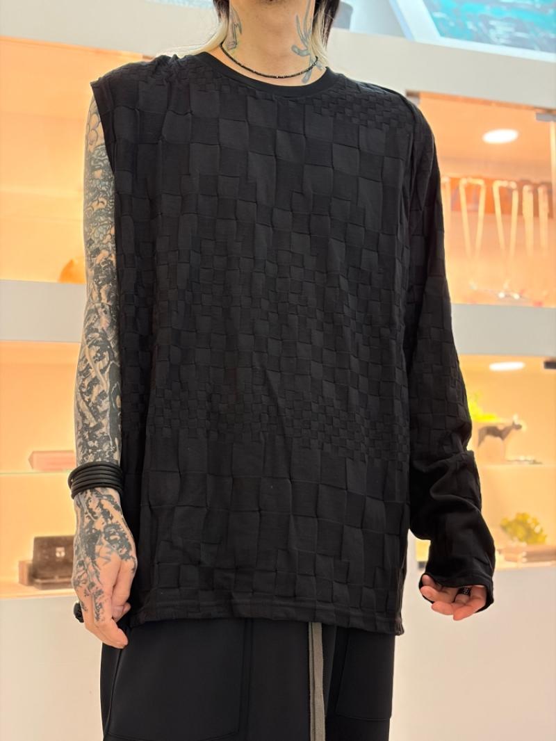 A.F ARTEFACT / Gradient Plaid Pattern Shiva Long Sleeve ����