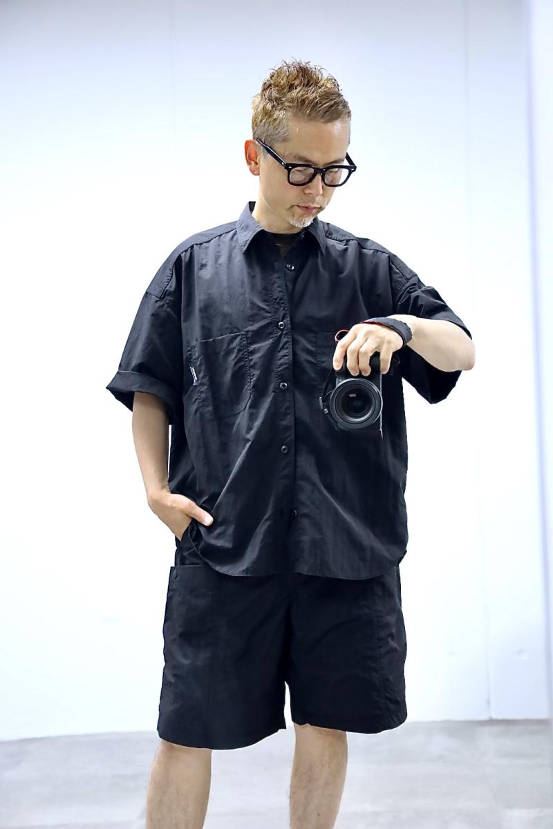 COMME des GARCONS HOMME ����ǥ���륽�󥪥�26SS �ʥ����󥿥å���Ⱦµ�����(HQ-B021-051)BLACK��5��1��