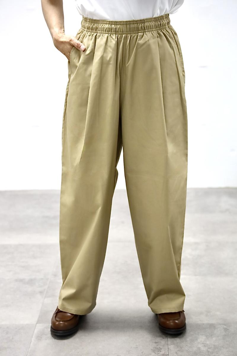 FreshService �ե�å��奵���ӥ� 26SS CORPORATE WIDE EASY PANTS(FSC262-40014B)BEIGE��5��30��(��)ȯ��!