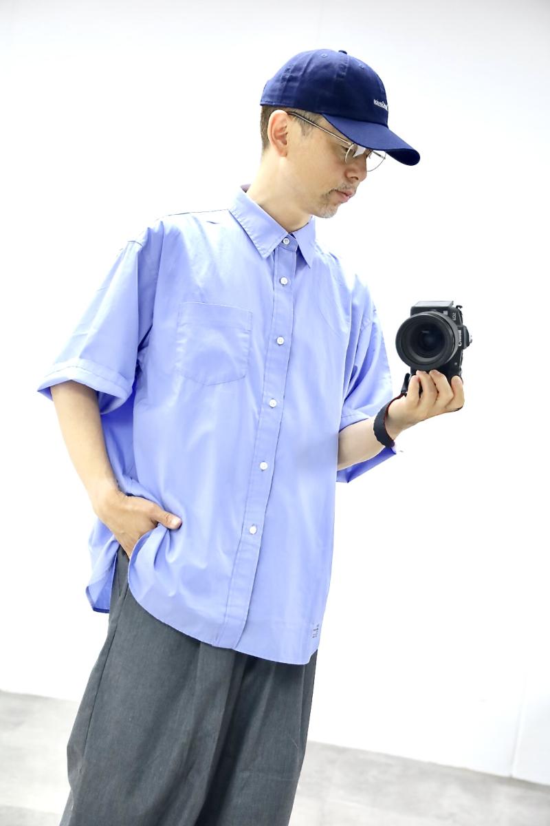 FreshService �ե�å��奵���ӥ� CORPORATE UNIFORM S/S SHIRT(FSC262-50040B)L.BLUE 